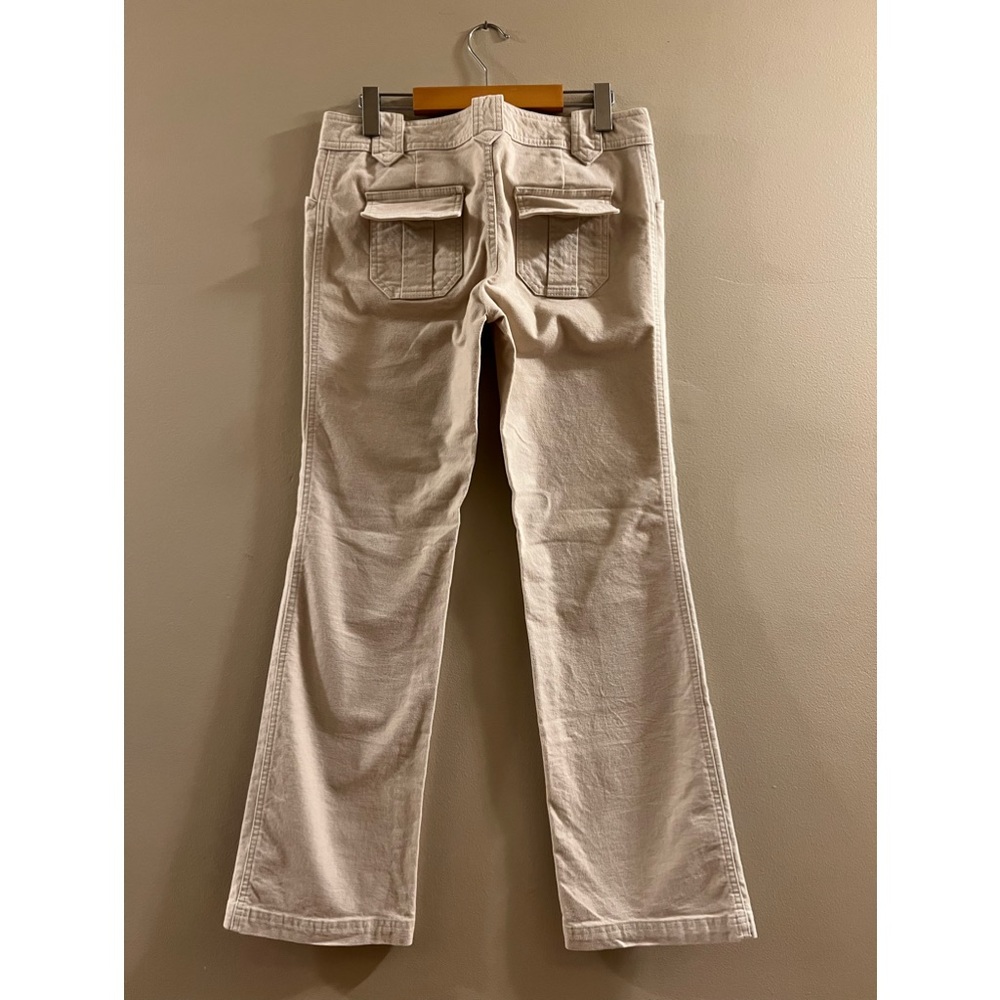 Y2K Gap Stretch casual pant, cream color